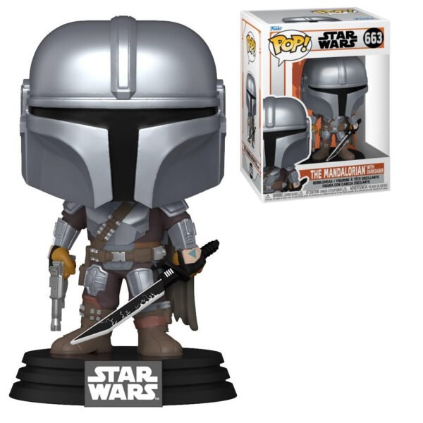 Funko Pop 663 - The Mandalorian Darksaber - Star Wars